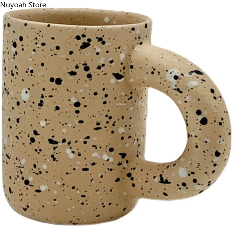 Šiaurės Kūrybinės Keramikos Puodelis Kavos Puodelio Pieno Arbatos Puodelio Kambarį Kavos Stalo Dekoro Priedai Paprasta Purškimo Dot Puodelis Nuotrauka 4