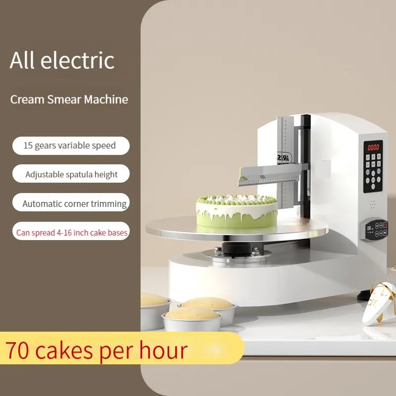 Karšto Pusiau Automatinė Gimtadienio Tortas Lyginamoji Mašina Pyragai Tinkavimo Grietinėlės Sluoksnio Užpildymo Maker Nuotrauka 5