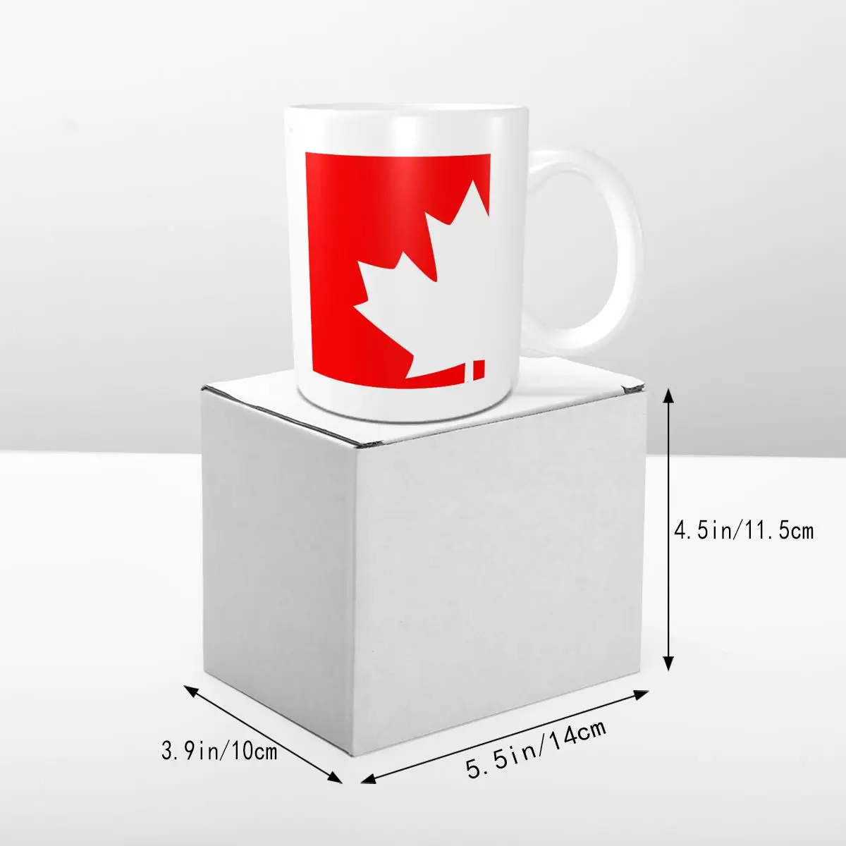 Promo Kanados Klevo Lapas, Vėliava, Emblema, Puodeliai Derliaus Puodeliai PUODELIAI Spausdinti Juokinga Naujiena R333 arbatos puodeliai Nuotrauka 3